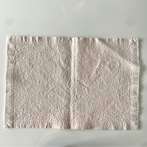 🛍️ 4 for 20$ / Beige Fabric Doily - Picture 3 of 10